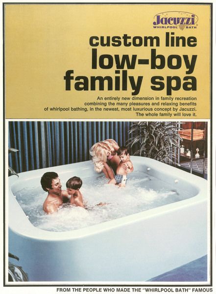 Jacuzzi Lowboy advertisement fron the 70s (Photo: WikiCommons/Creative Commons)
