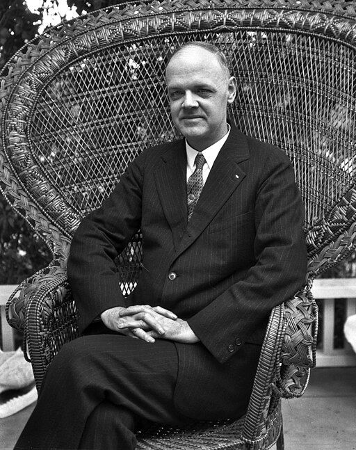 Judge George A. Malcolm, associate justice of the Supreme Court of the Philippine Islands, seated in a peacock chair in 1926 (Photo: Wikimedia Commons)
