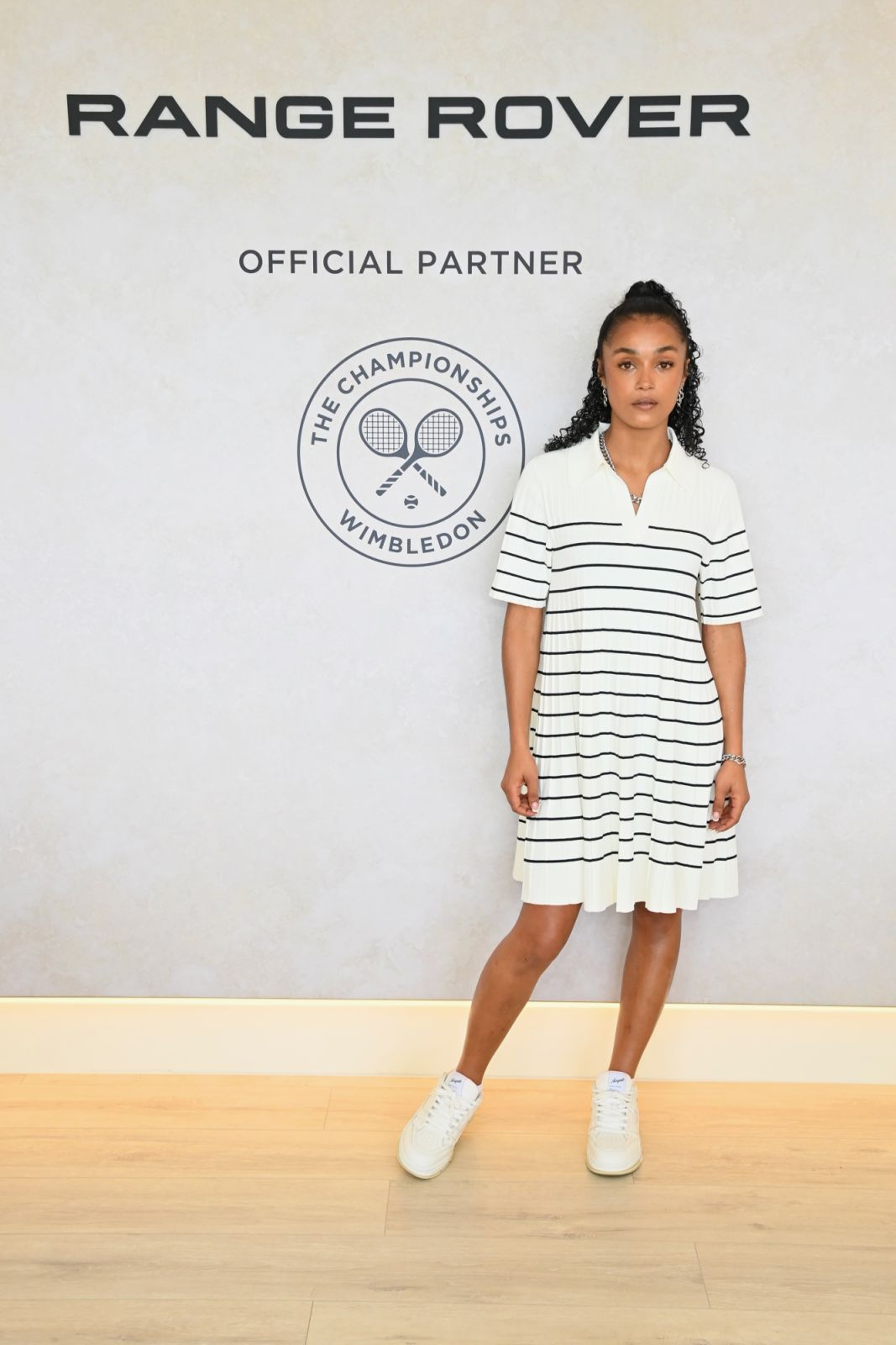 LONDON, ENGLAND: Jasmine Jobson attends the Men's Semi-Finals during The Championships at Wimbledon as a guest of Range Rover on July 12, 2024 in London, England. Photo by Dave Benett