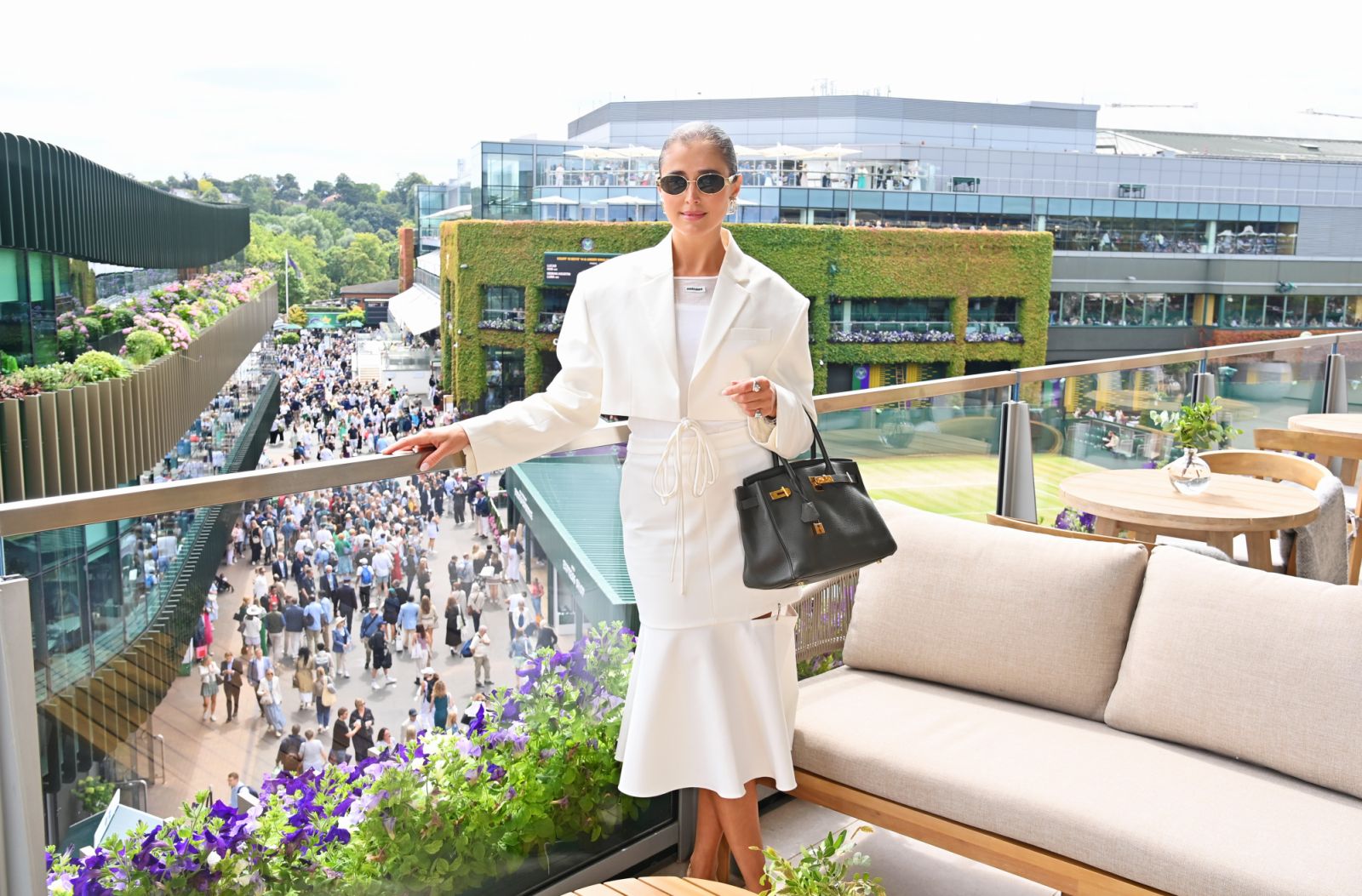 LONDON, ENGLAND: Darja Barannik attends the Men's Semi-Finals during The Championships at Wimbledon as a guest of Range Rover on July 12, 2024 in London, England. Photo by Dave Benett