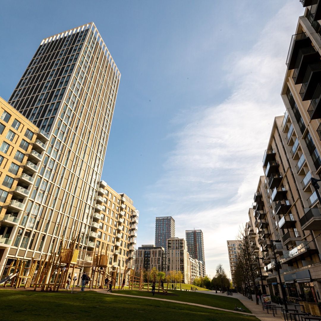 The 2012 London Olympic Village was adapted into the thriving neighbourhood of East Village (Photo: Instagram / @eastvillageldn)