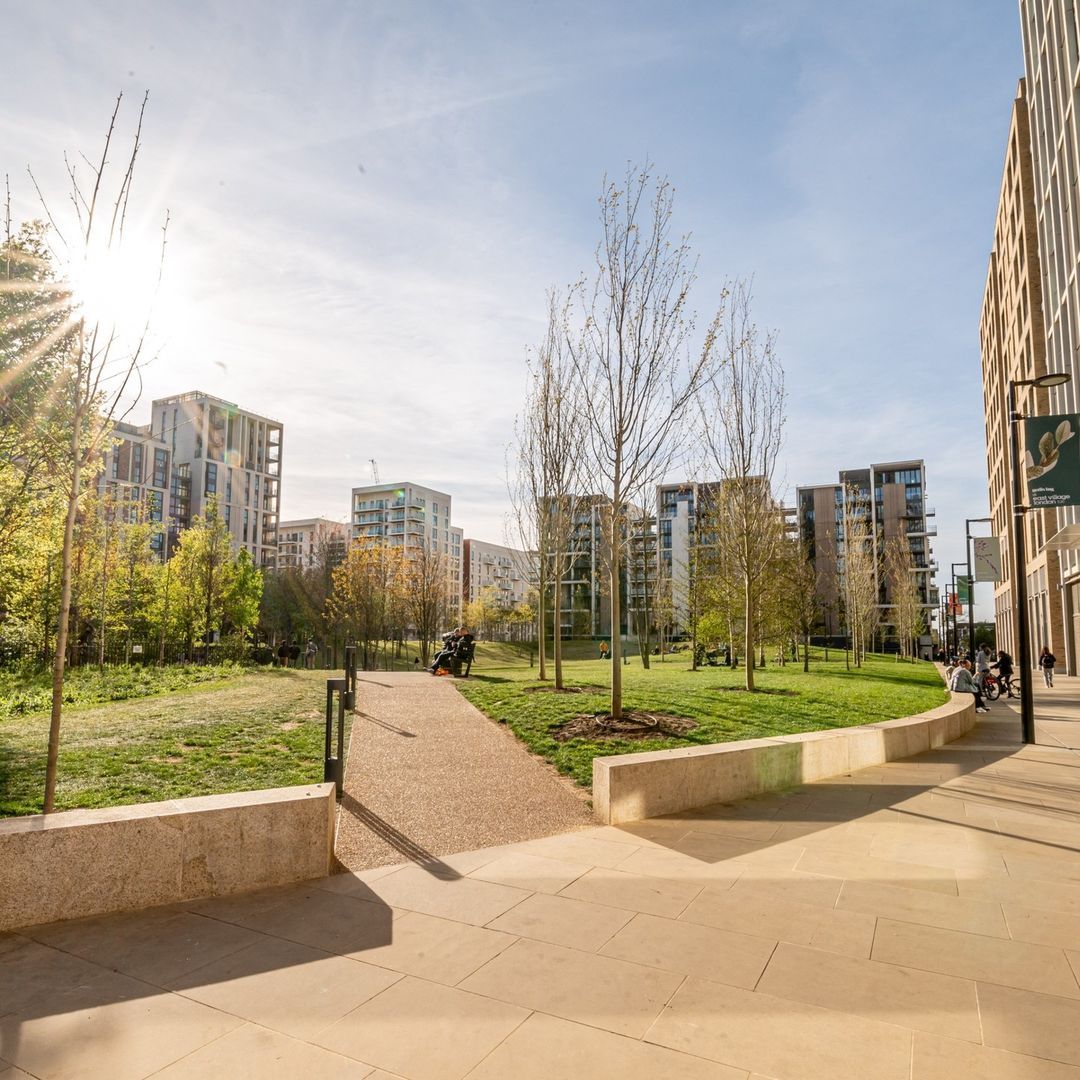 East Village also has amenities such as schools, health centres, and retail spaces (Photo: Instagram / @eastvillageldn)