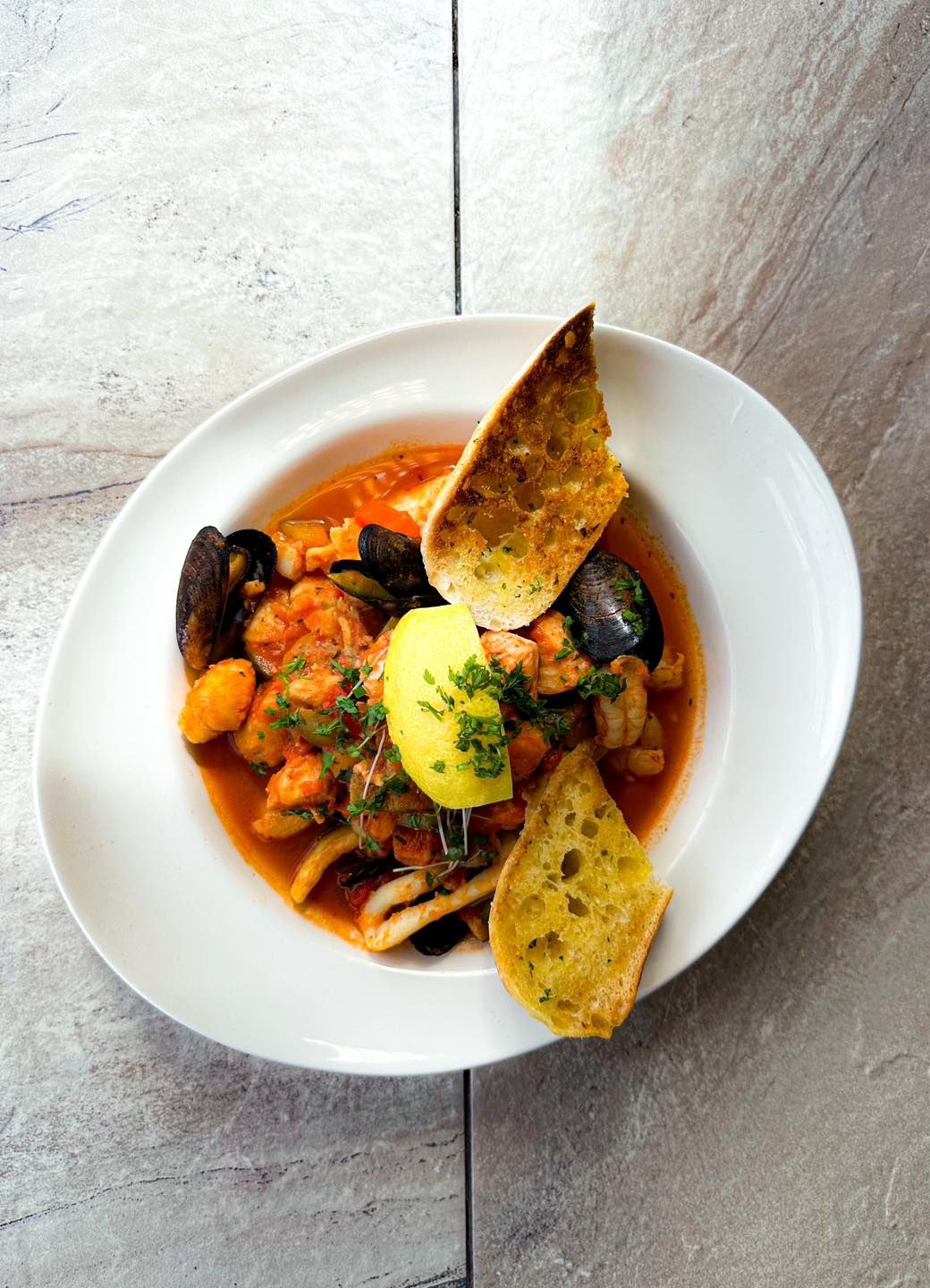 Seafood bouillabaisse (Photo: Instagram / @thestrandinn)