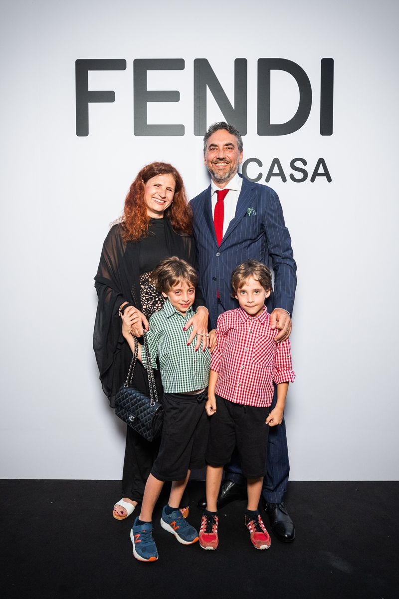 Giorgio Calveri and family