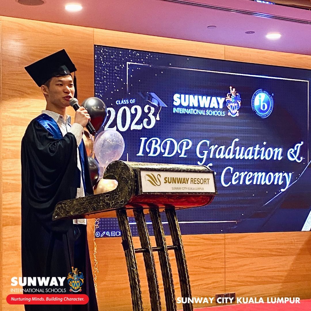 Sunway International School student Lim Rui Hao achieved a near-perfect score of 44 out of 45 in his IBDM 2023 examinations (Photo: Sunway International School)