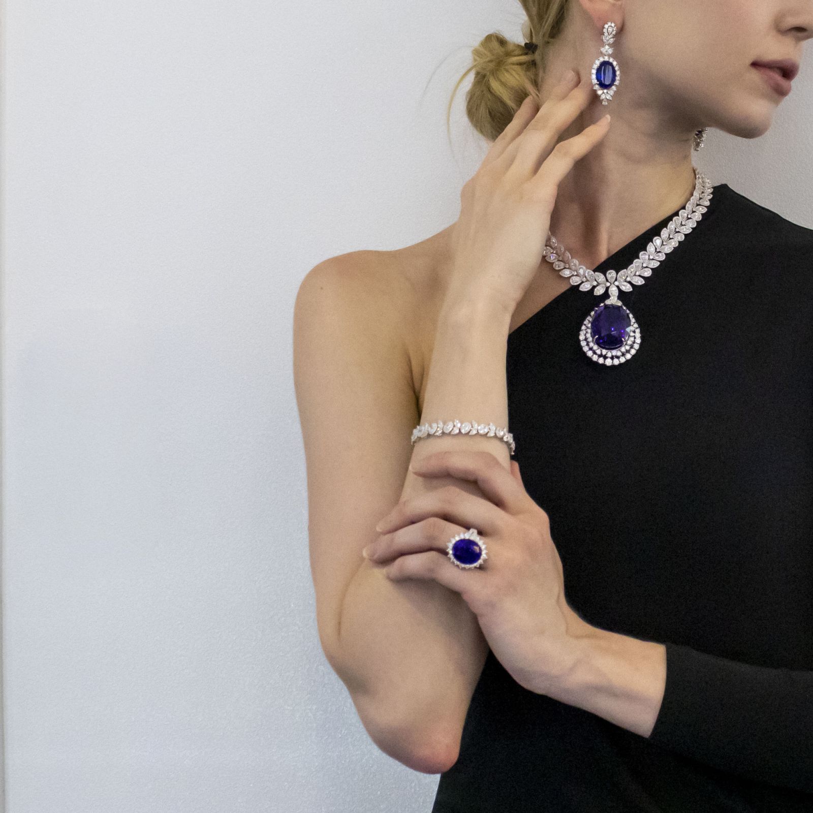 Tanzanite and diamond set from Infiniti Jewels