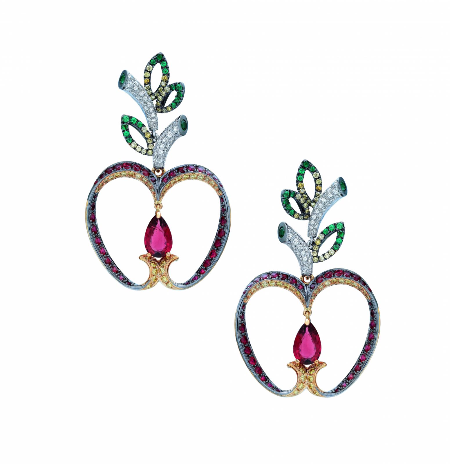 Enchanted Orchard earrings from Caratell
