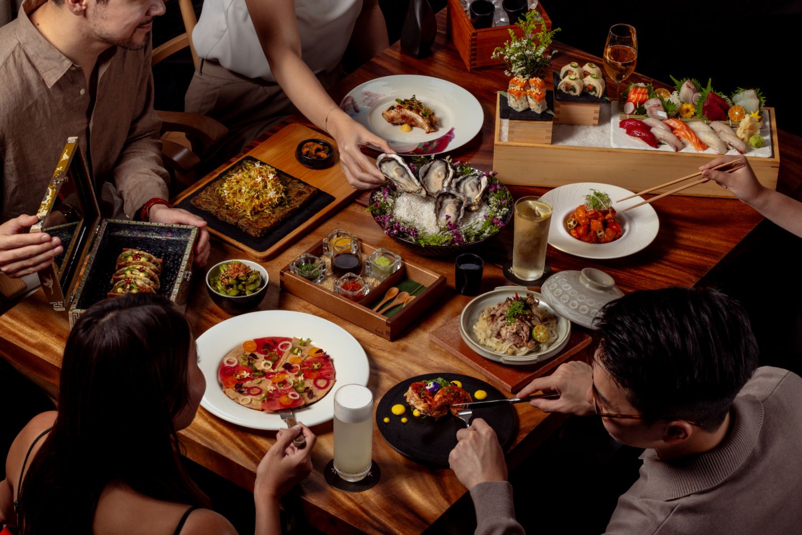 The Akira Back Brunch Club offers a delicious spread of its chef signatures (Photo: Akira Back)
