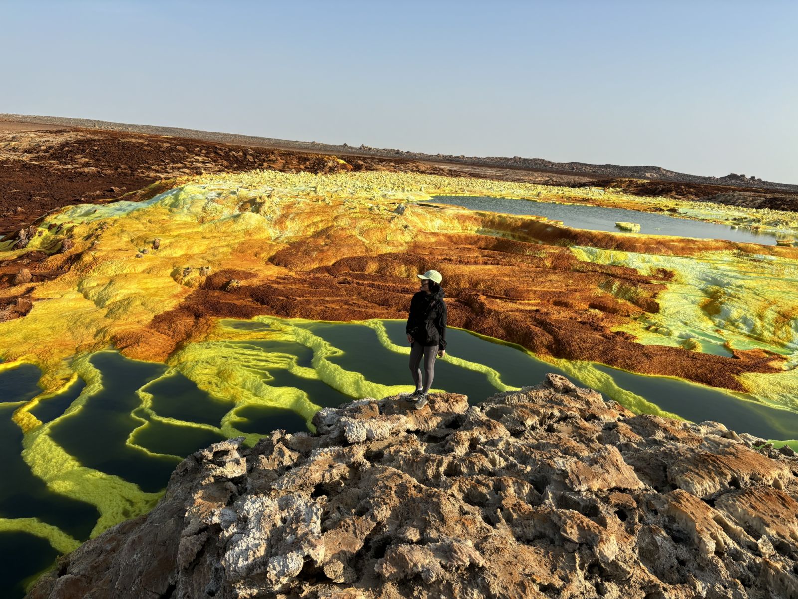 A photo of Dallol, the hottest place year-round on earth, from a tour participant (Photo: Heidi Yiu Yu Yin)