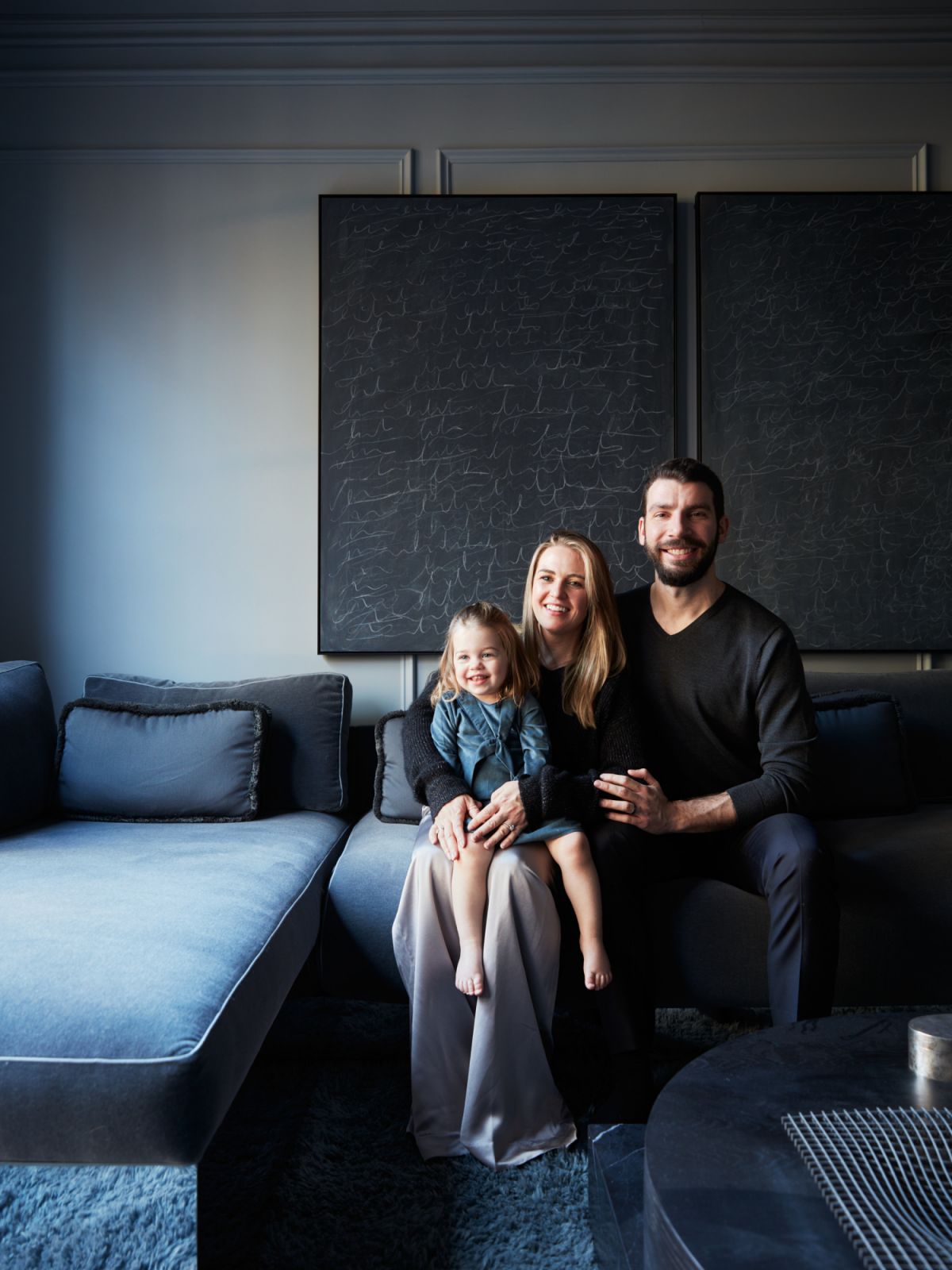 Homeowners Maggie and Ryan with two-year-old daughter, Delaney