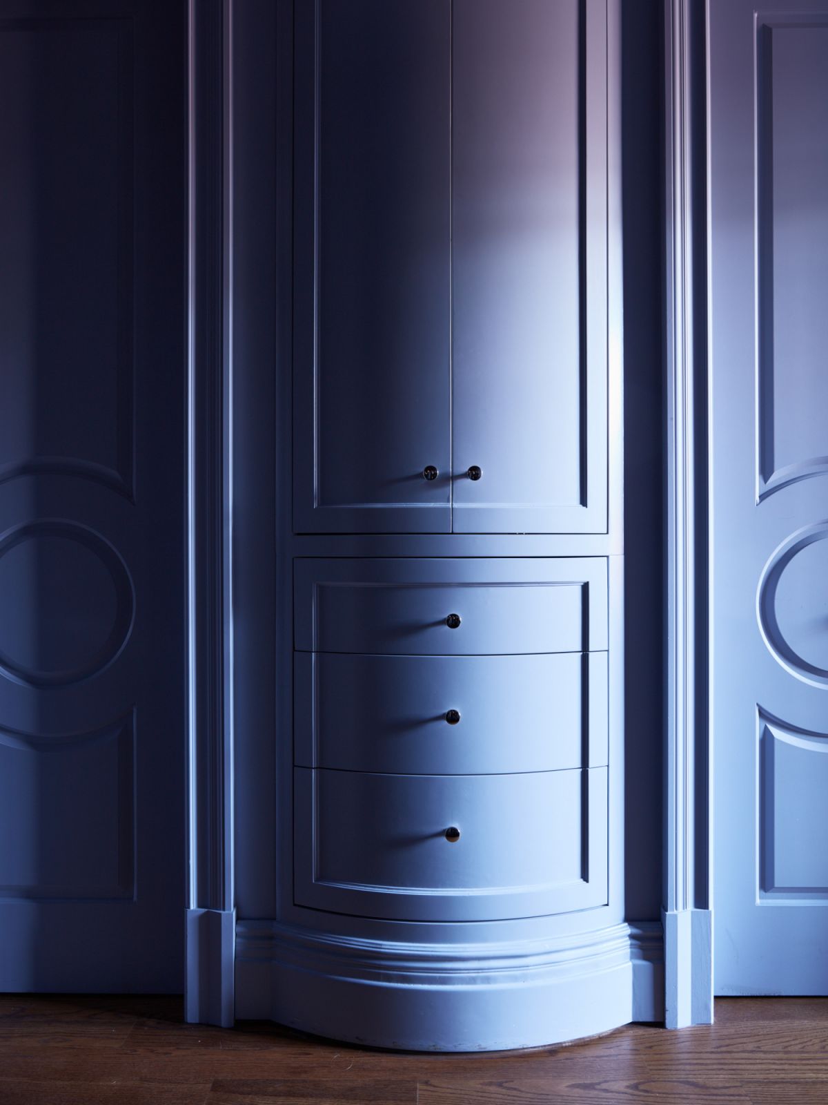 Beautifully crafted built-ins with ample storage