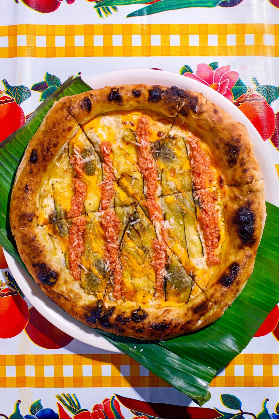Tortang talong pizza: A Mano and Toyo Eatery collab for Pizza Kamayan, bringing us three unique Filipino pizzas