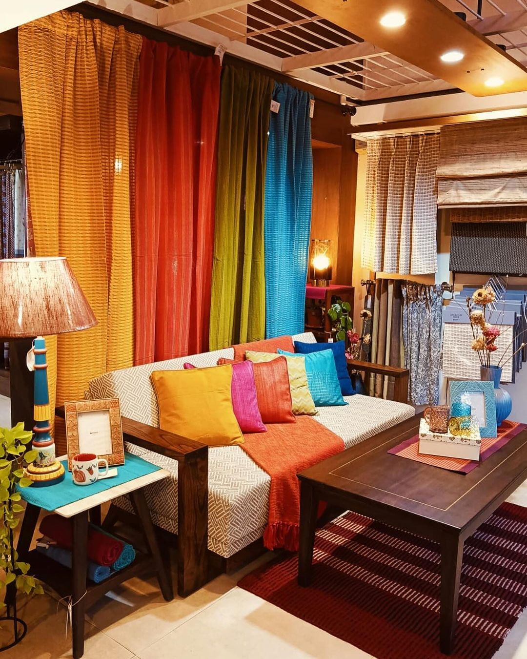 FabIndia in Mumbai offers a range of traditional textiles, outfits, furniture, jewellery, tableware and more (Photo: courtesy of instagram / @fabindiaofficial)