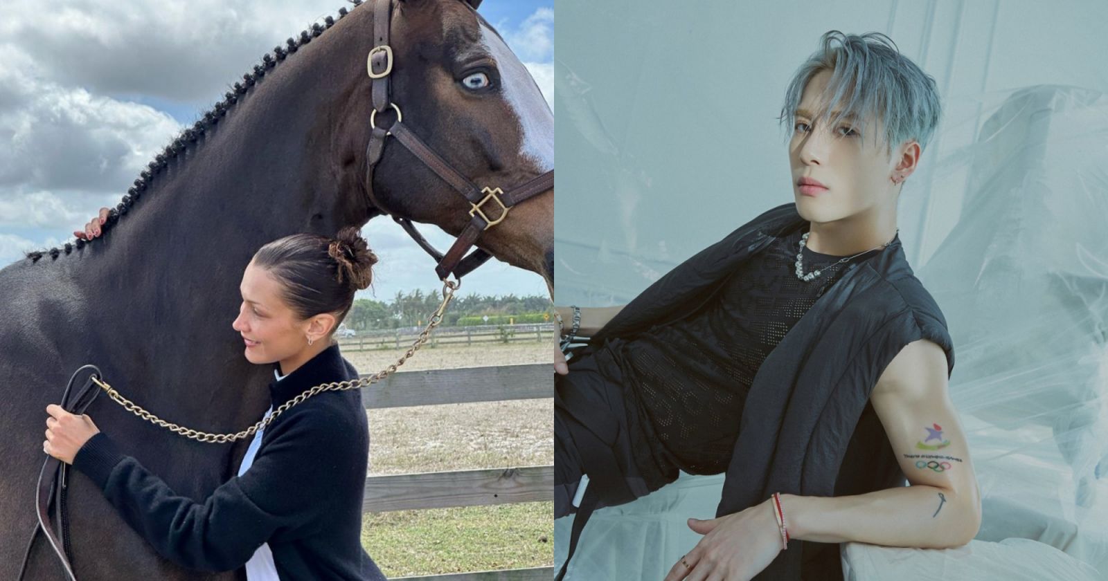 這些明星名人曾離奧運夢想只差一步 (Photo: Instagram @bellahadid / @jacksonwang852g7)