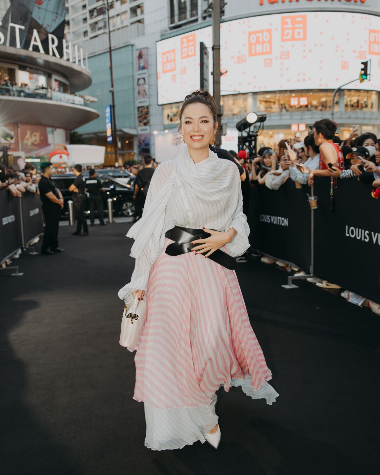 Siti Saleha at the store opening of Louis Vuitton Pavilion KL