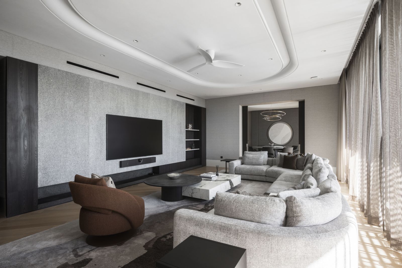 The quietly elegant living room