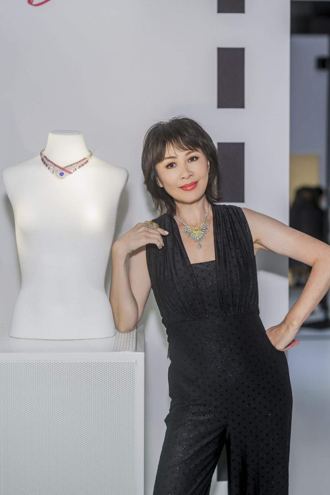 劉嘉玲於台北欣賞Chanel Haute Joaillerie Sport 頂級珠寶系列 (Photo Courtesy of Chanel)