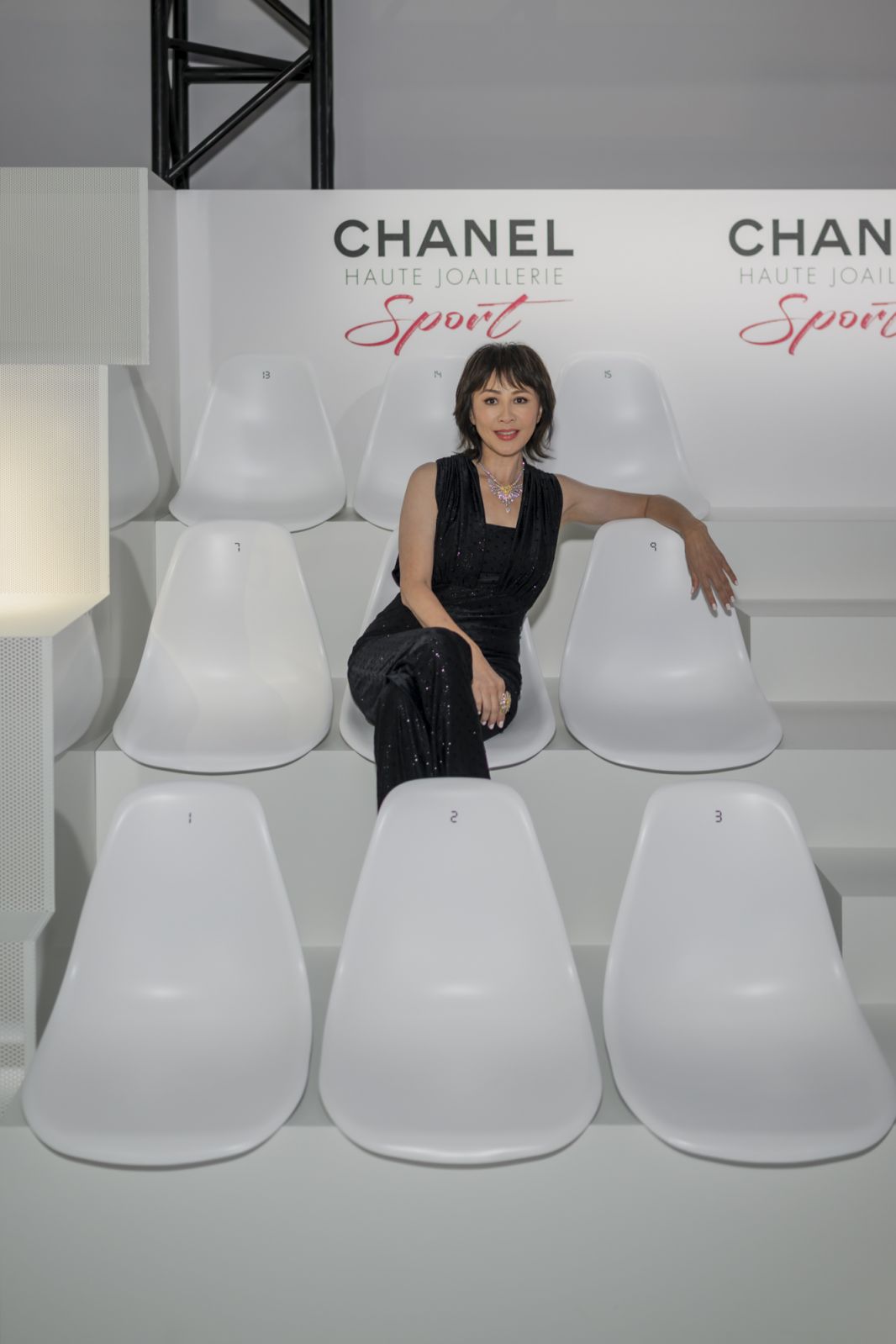 劉嘉玲配戴Chanel 1932 頂級珠寶系列 (Photo Courtesy of Chanel)
