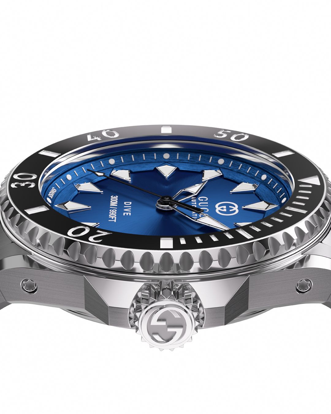 A close up of the details on the new Gucci Dive (Photo: Courtesy of Gucci)