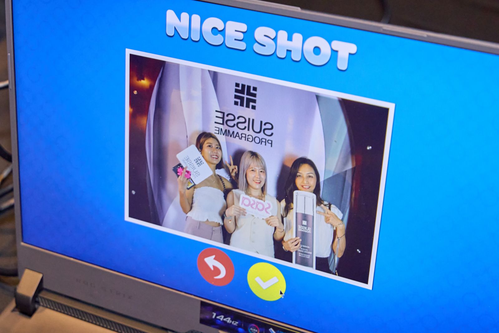 Nice shot at the photo wall