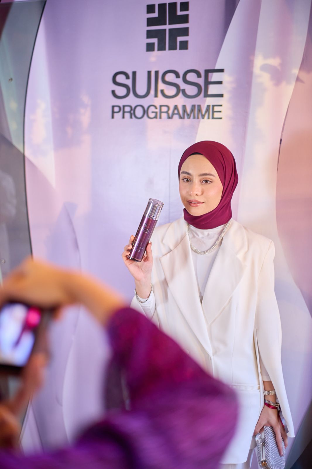 Tasnim Shah with the new Advanced Cellular Boosting Solution