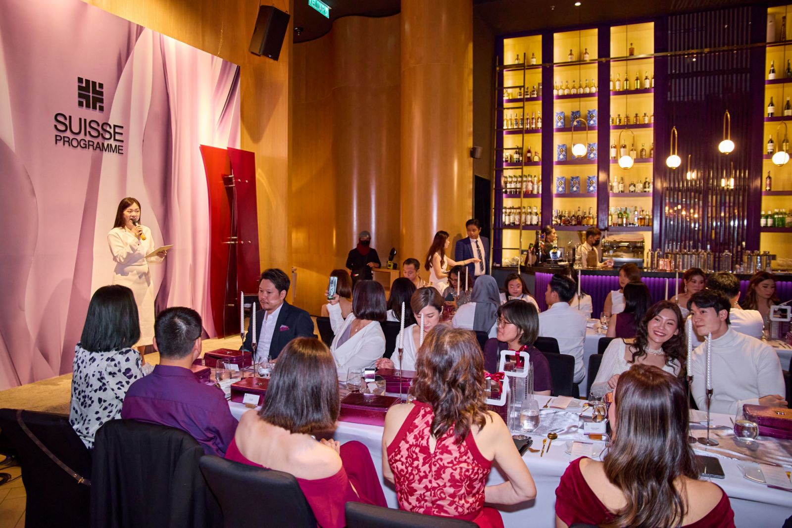 Emcee Jess welcomes guests