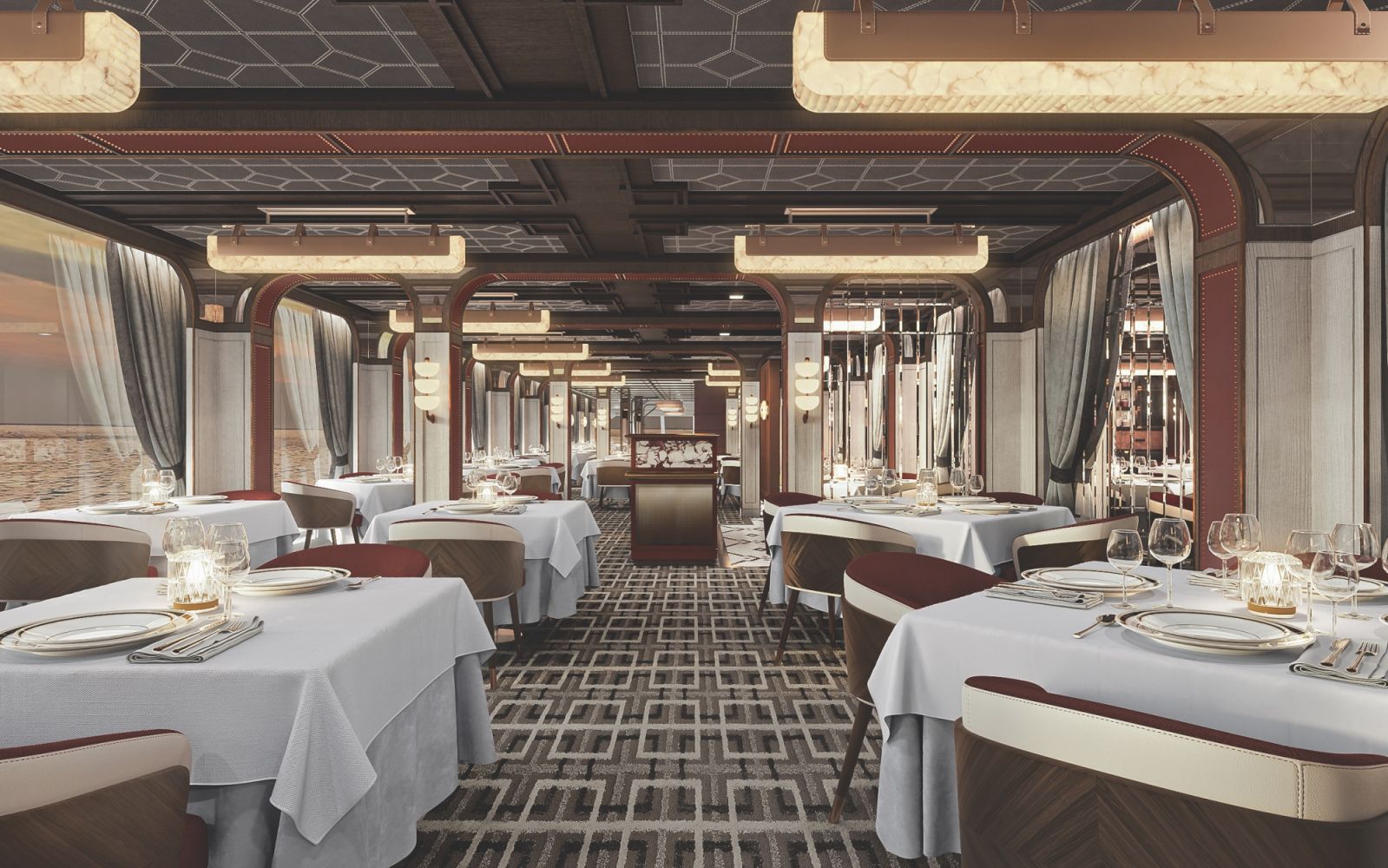 The Prime 7 steakhouse on the Seven Seas Grandeur