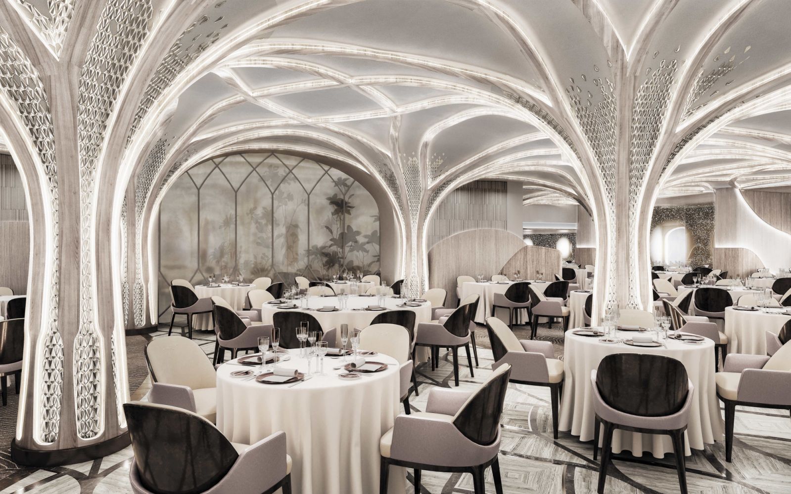 The Compass Rose restaurant on the Seven Seas Grandeur