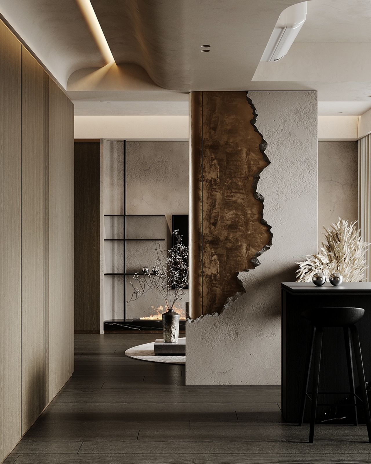 Another view of the living space