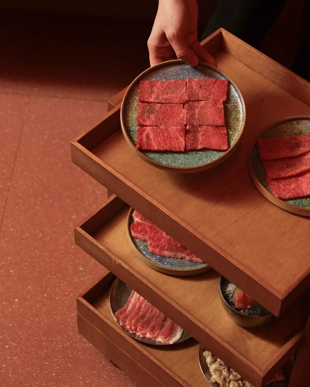 Cuts of Wagyu beef (Photo: Instagram / @tanba.trx)