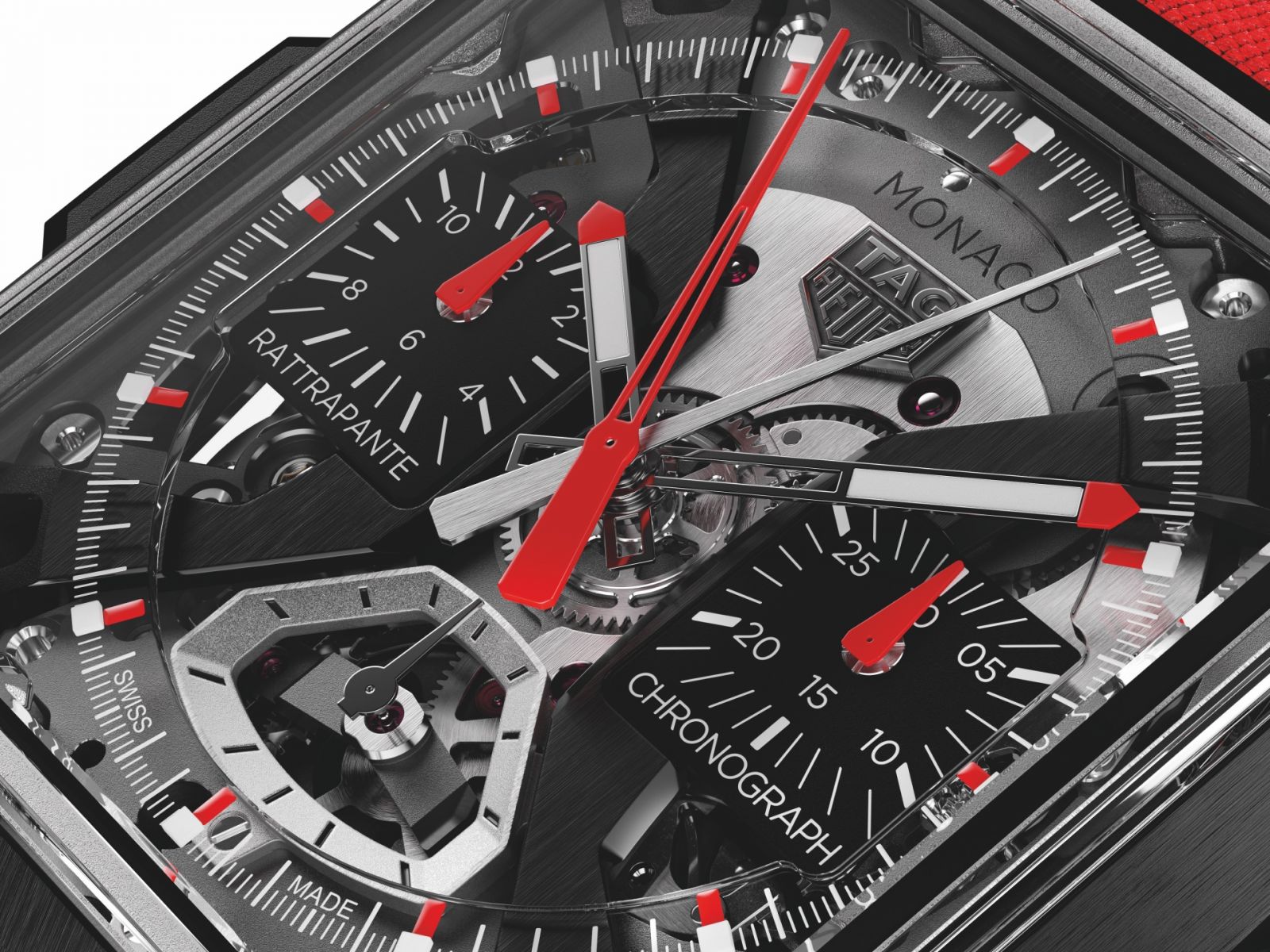 泰格豪雅Monaco Split-Seconds Chronograph腕錶。（Photo: Tag Heuer）