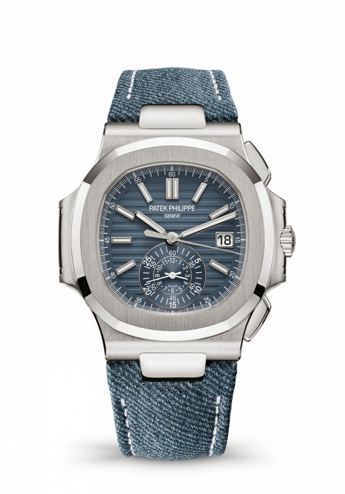 百達翡麗Nautilus金鷹系列Ref. 5980/60G-001。（Photo: Patek Philippe）