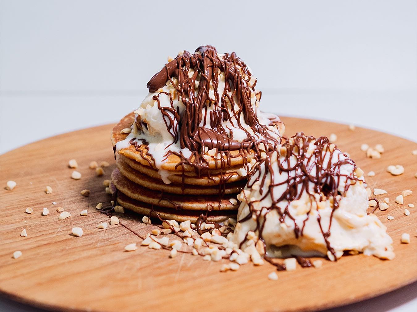 Enjoy your gelato on top of a fluffy stack of pancakes (Photo: Instagram / @gelato.republic)