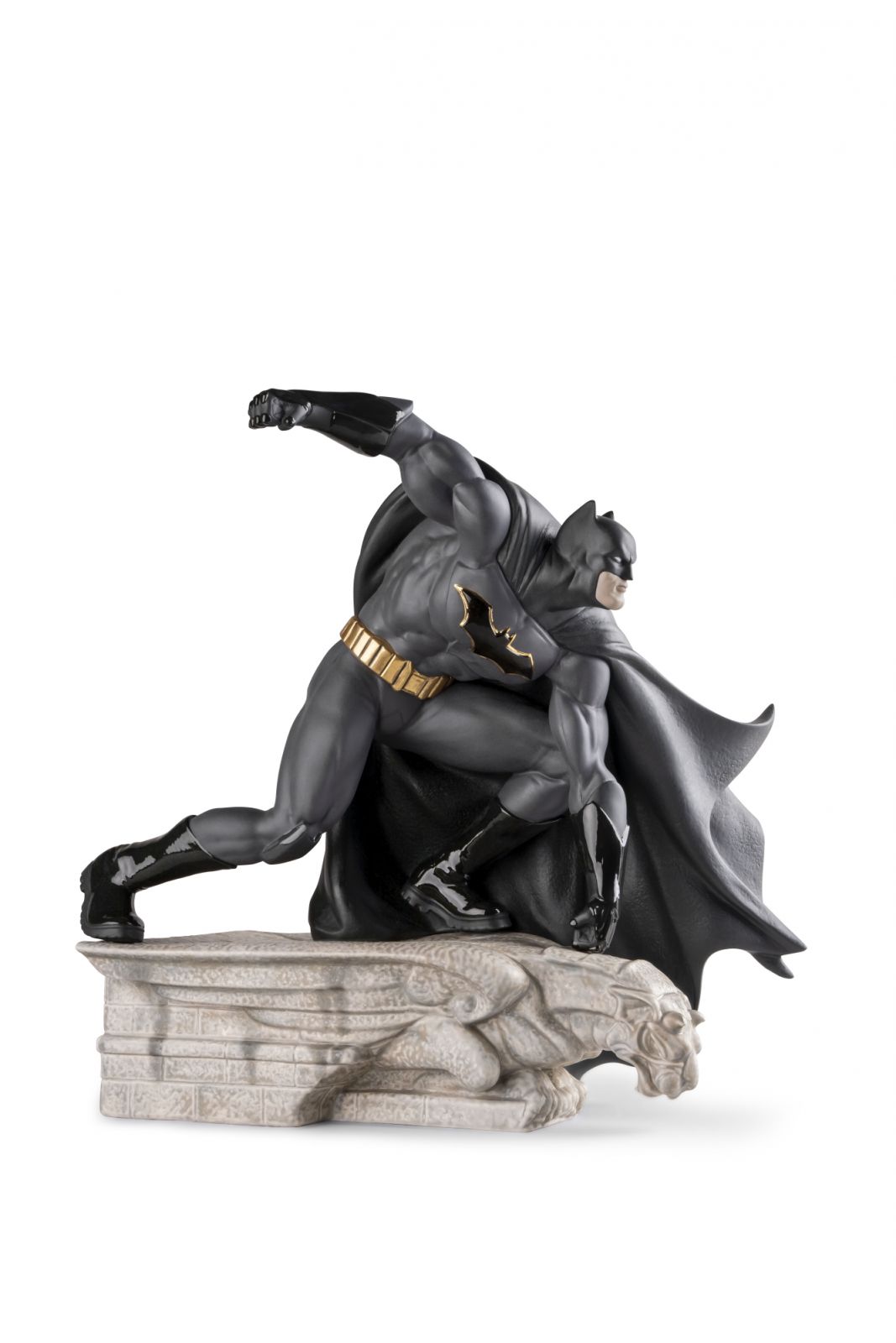 Details of the Batman porcelain sculpture