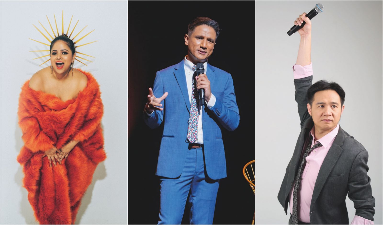 Should comedians deliver social commentary through their acts or material? We speak to Malaysian comedians Shamaine Othman, Gajen Nad, and Douglas Lim