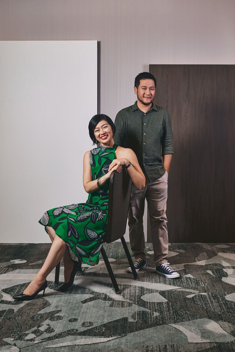 Koh Sock Mui and Allan Tongol