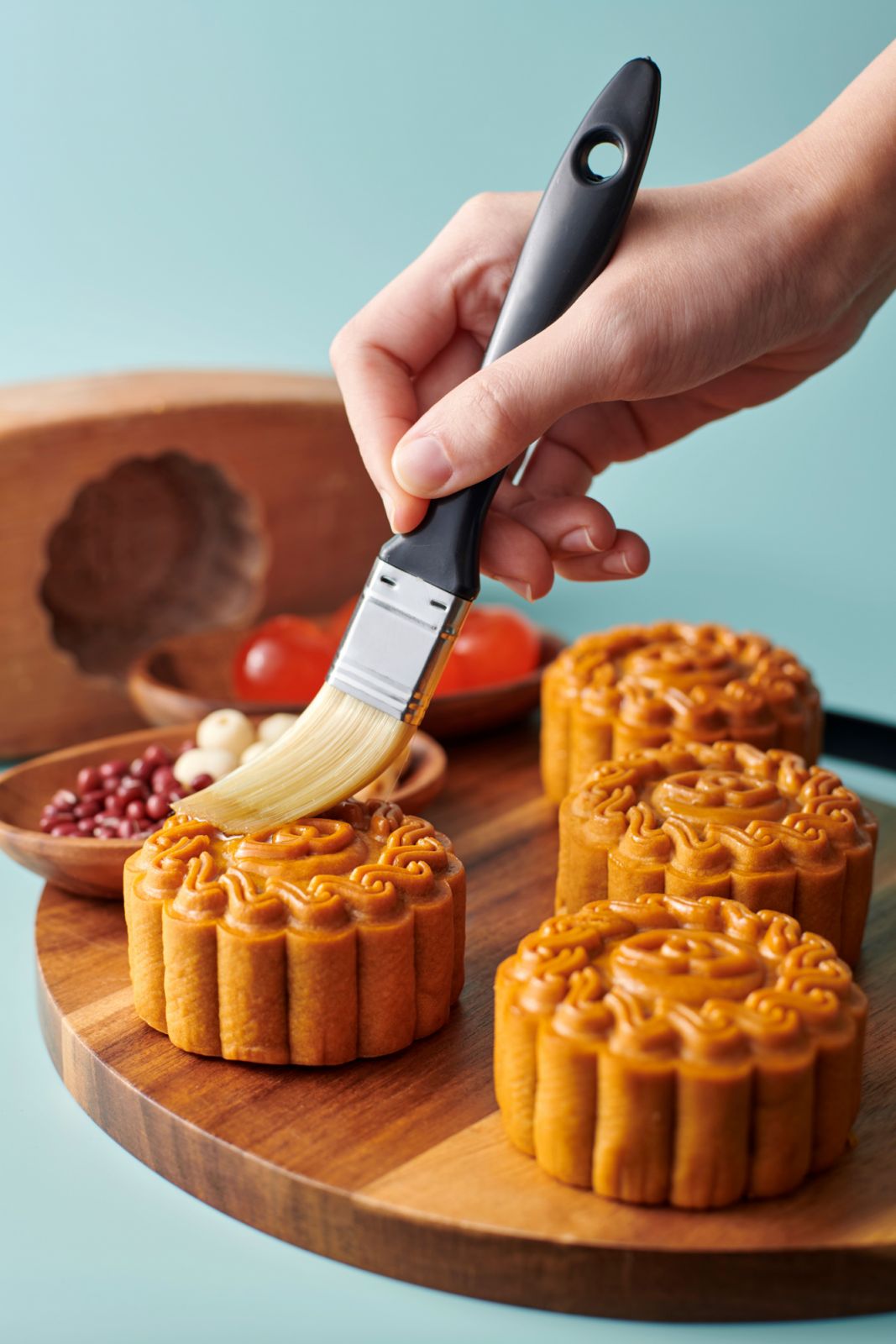 Traditional baked mooncakes (Photo: Sofitel Kuala Lumpur Damansara)
