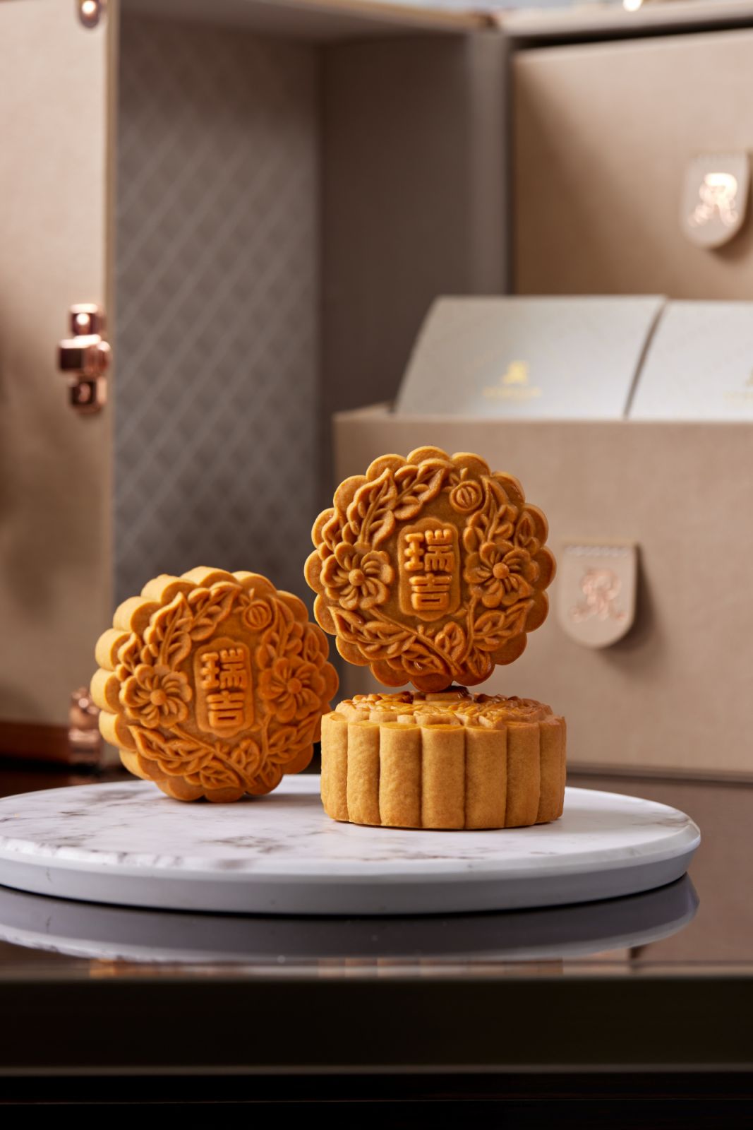 Classic baked mooncakes (Photo: The St Regis Kuala Lumpur)