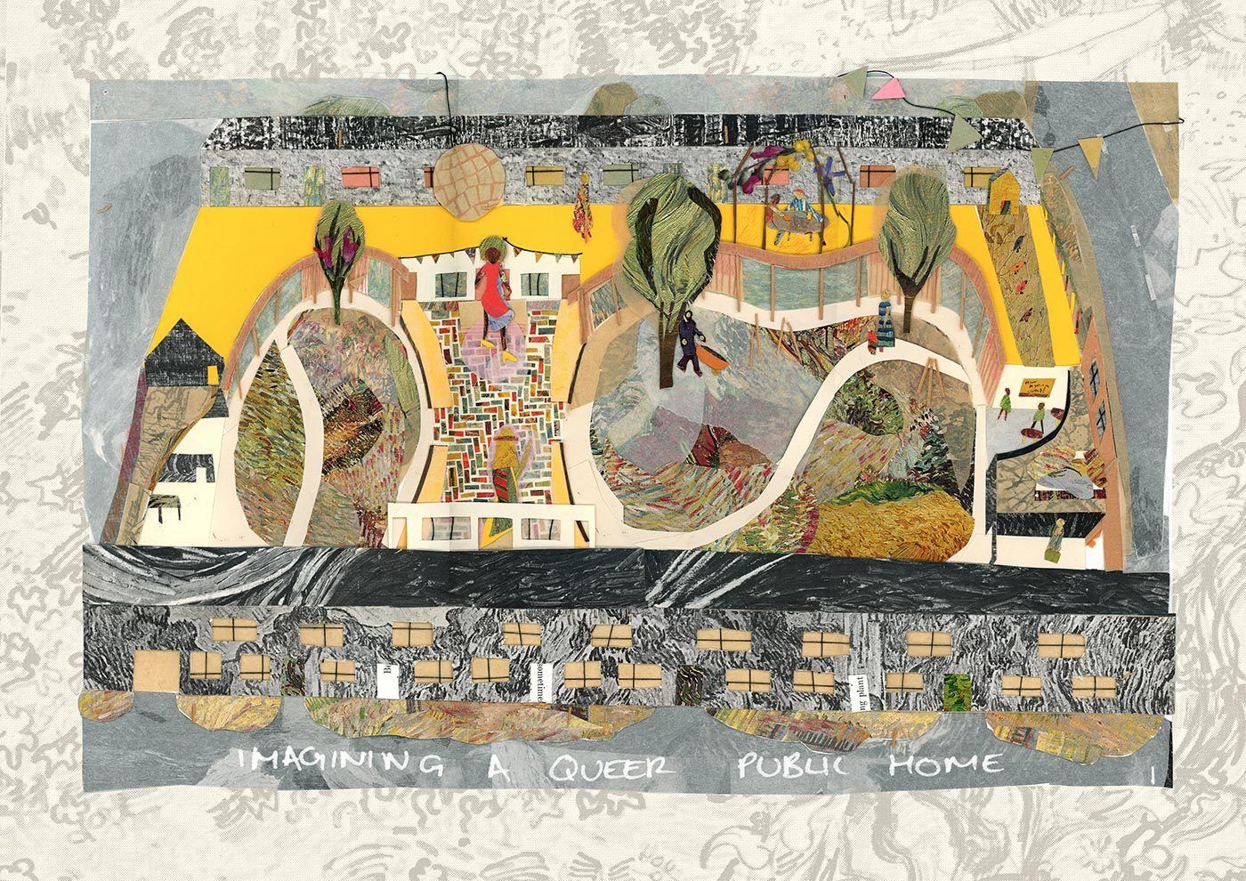 Mary Holmes' project, titled Almshouses for Queer Elders, which won the Royal Institute of British Architects’ national Bronze Prize
