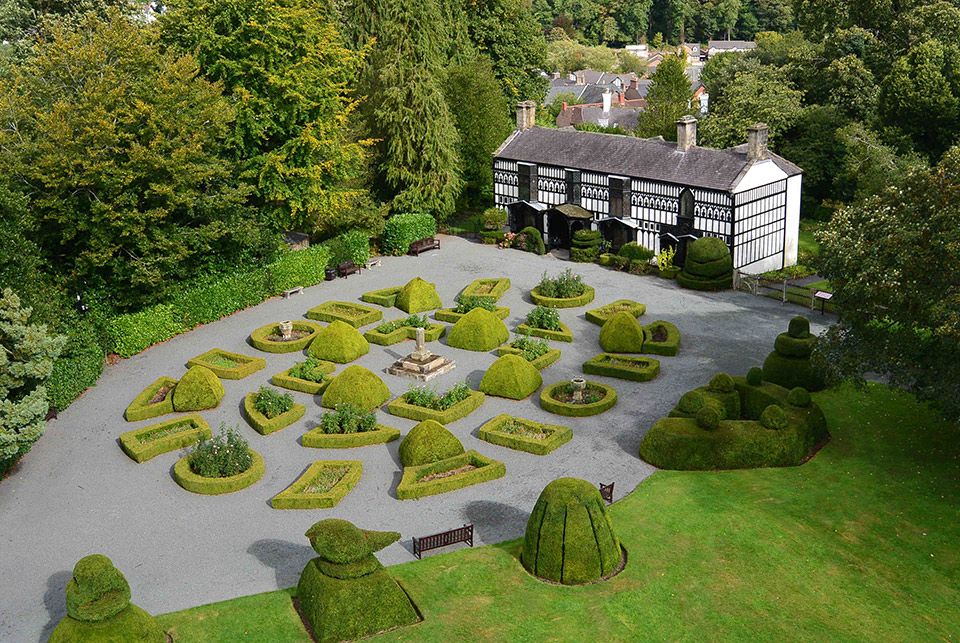 The beautiful gardens at Plas Newydd