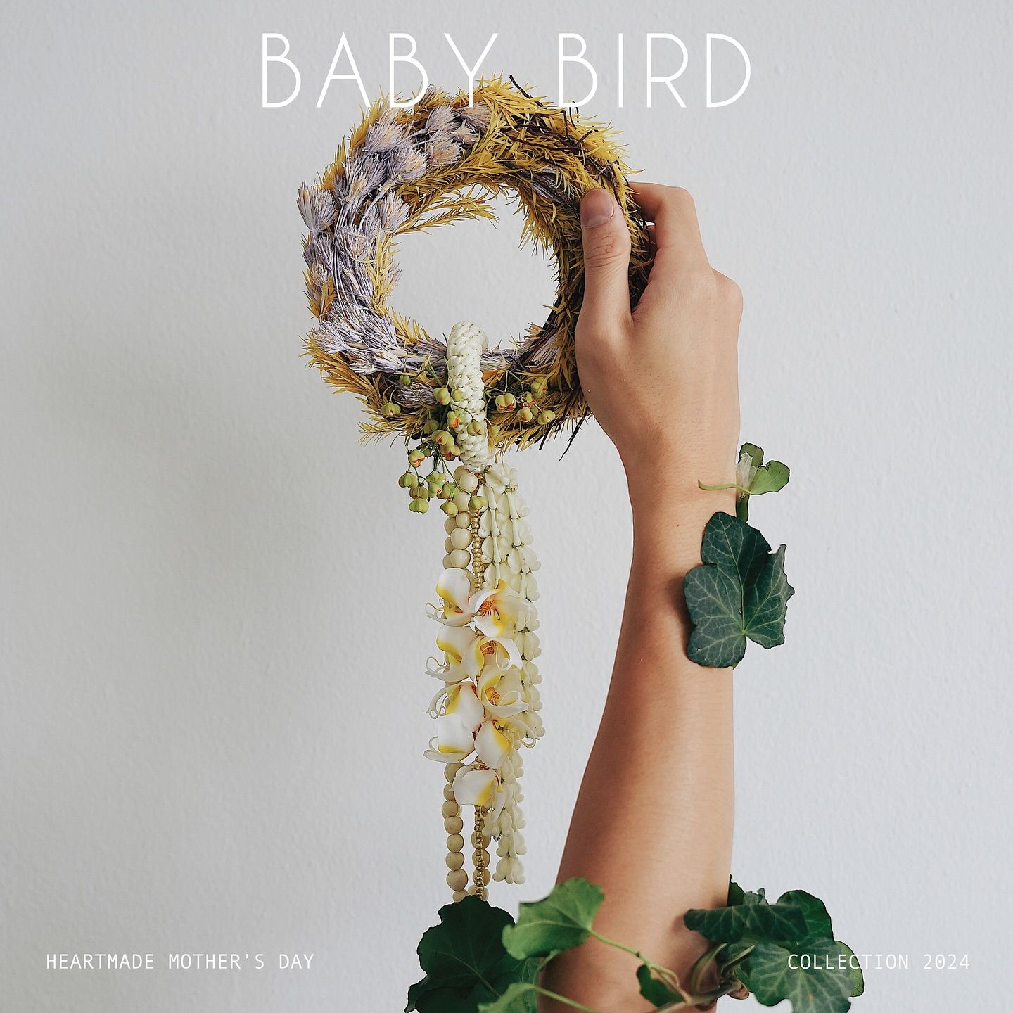พวงมาลัยรุ่น Baby bird จาก Heartmade by kigpnc