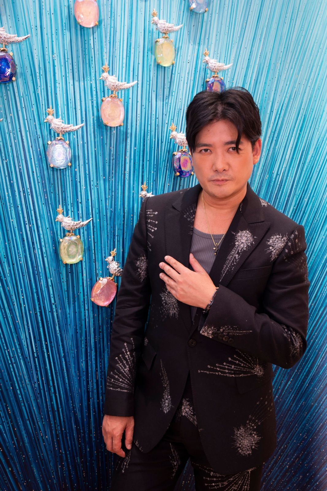 Eventologist Tim Yap at Tiffany & Co.'s store opening in NUSTAR Resort & Casino