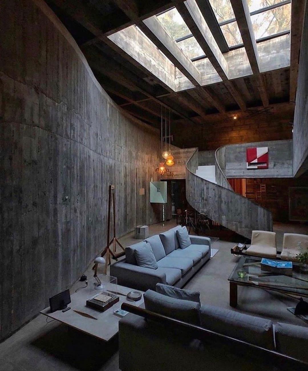 Leme House in São Paulo, Brazil by Paulo Mendes da Rocha (Photo: Instagram / @scarpa_andre)