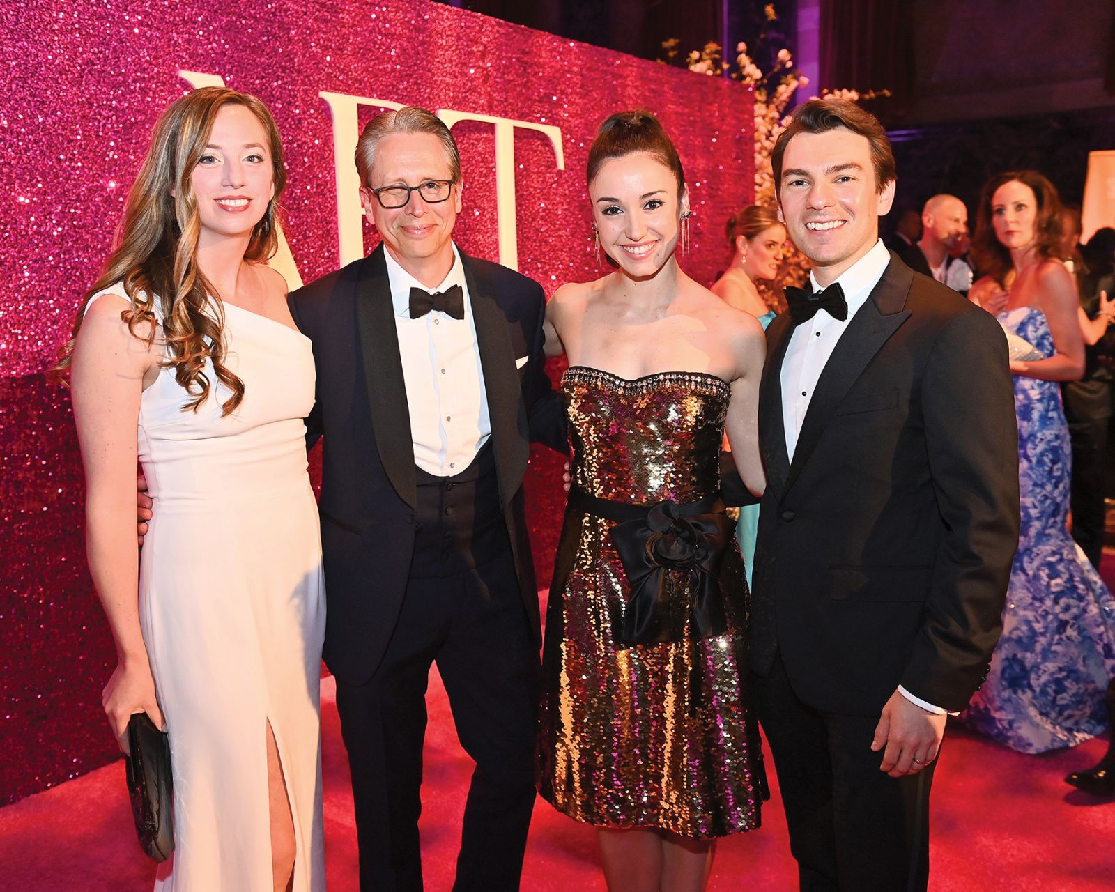 NEW YORK, NEW YORK - MAY 14: (L-R) Alexandra Basmagy, Dimitri Drone, Betsy McBride and Simon Wexler attend the American Ballet Theatre Spring Gala at Cipriani 42nd Street on May 14, 2024 in New York City. (Photo by Roy Rochlin/Getty Images for American Ballet Theatre)