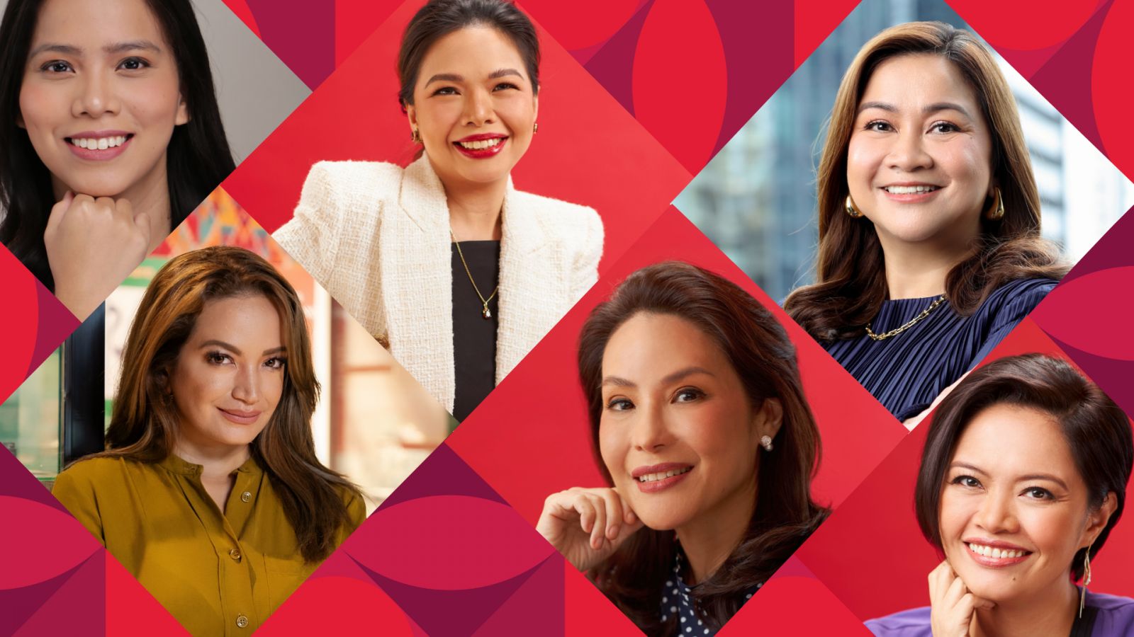 The six awardees for the first annual Front & Female Awards Philippines