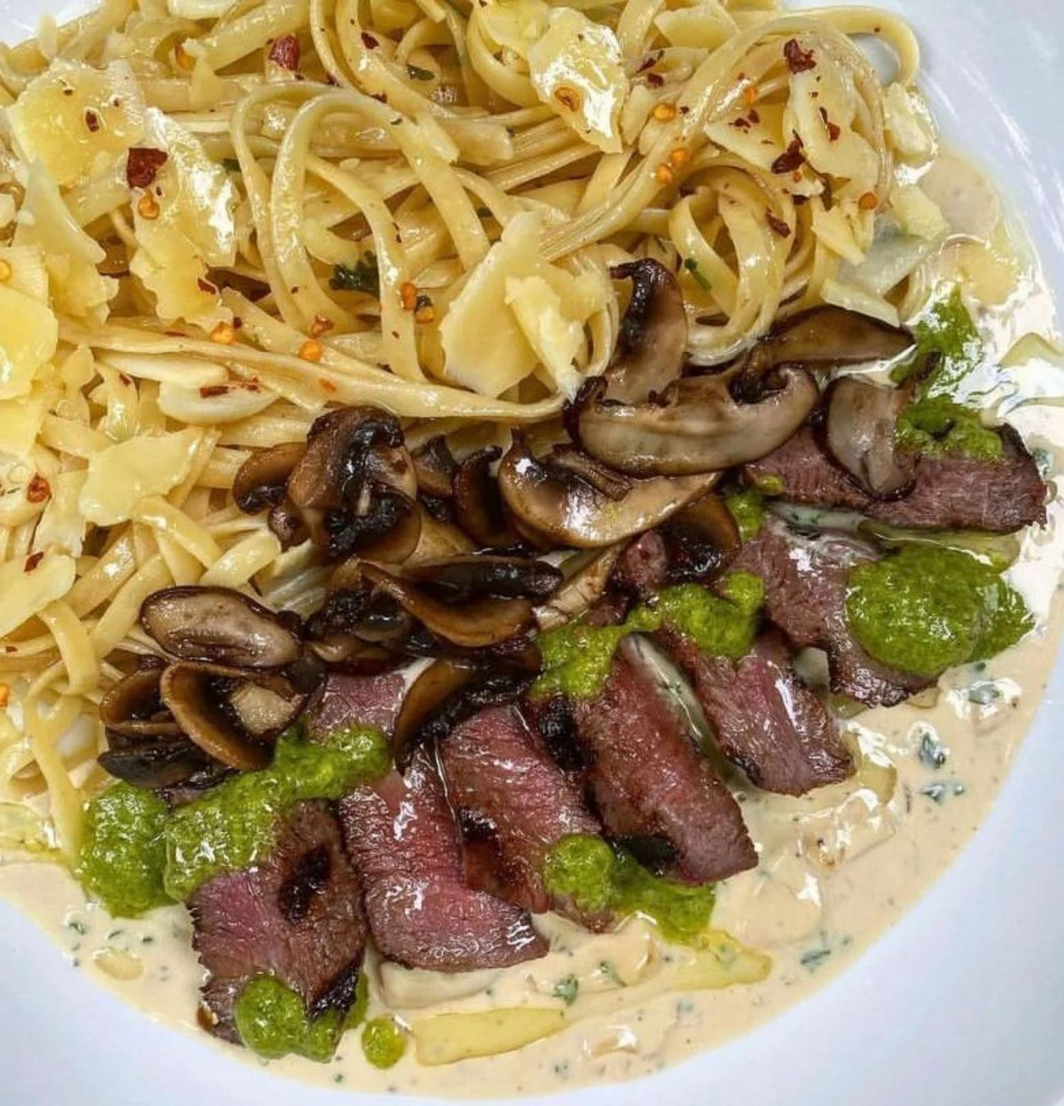 Bamba Bistro’s steak stroganoff