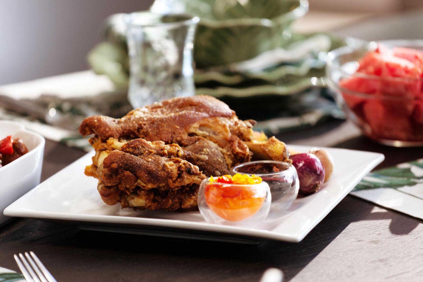 Crispy pata, a cherished family recipe of Ongpauco-Tiu (Photo: Courtesy of Sub-Zero and Wolf)
