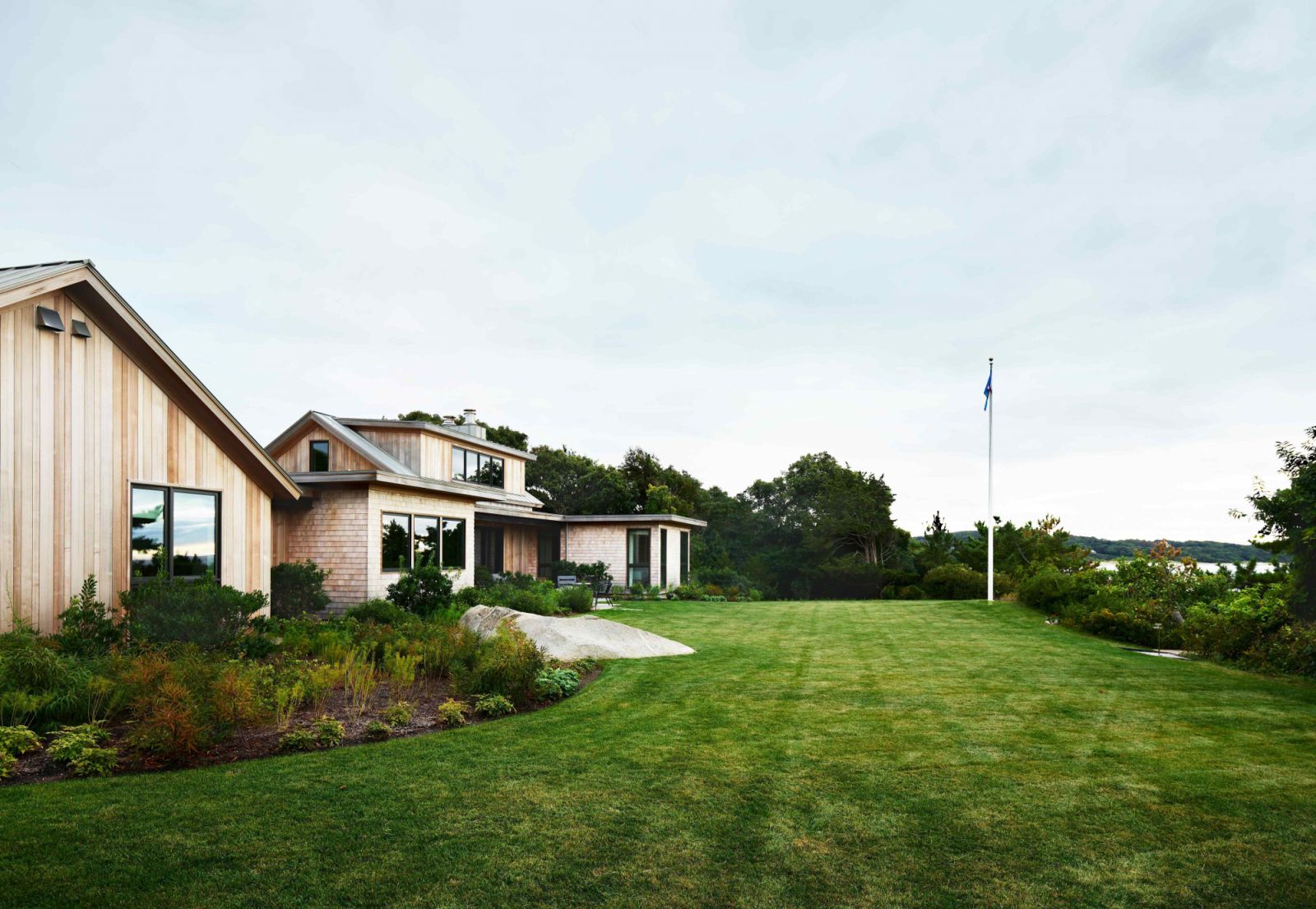 The idyllic holiday home overlooks the Vineyard Sound and the coveted Lamberts Cove