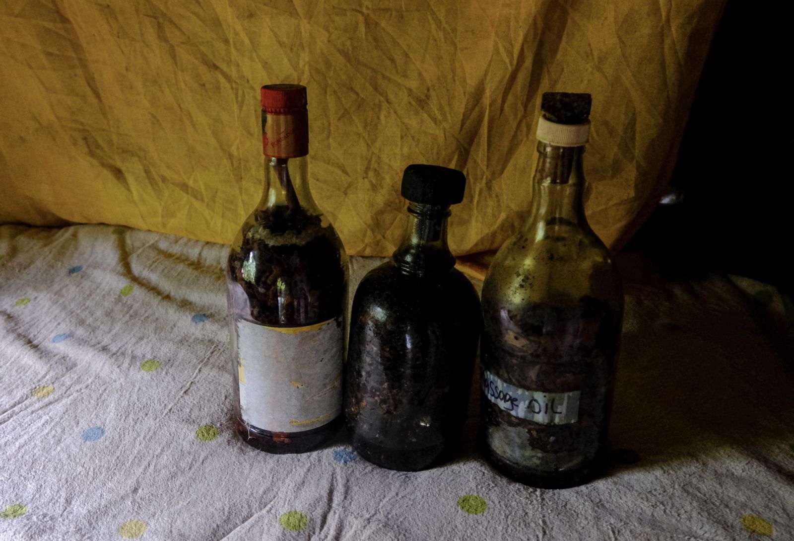 Some of the healing oils that Annie created (Photo: Macy Castañeda Lee)