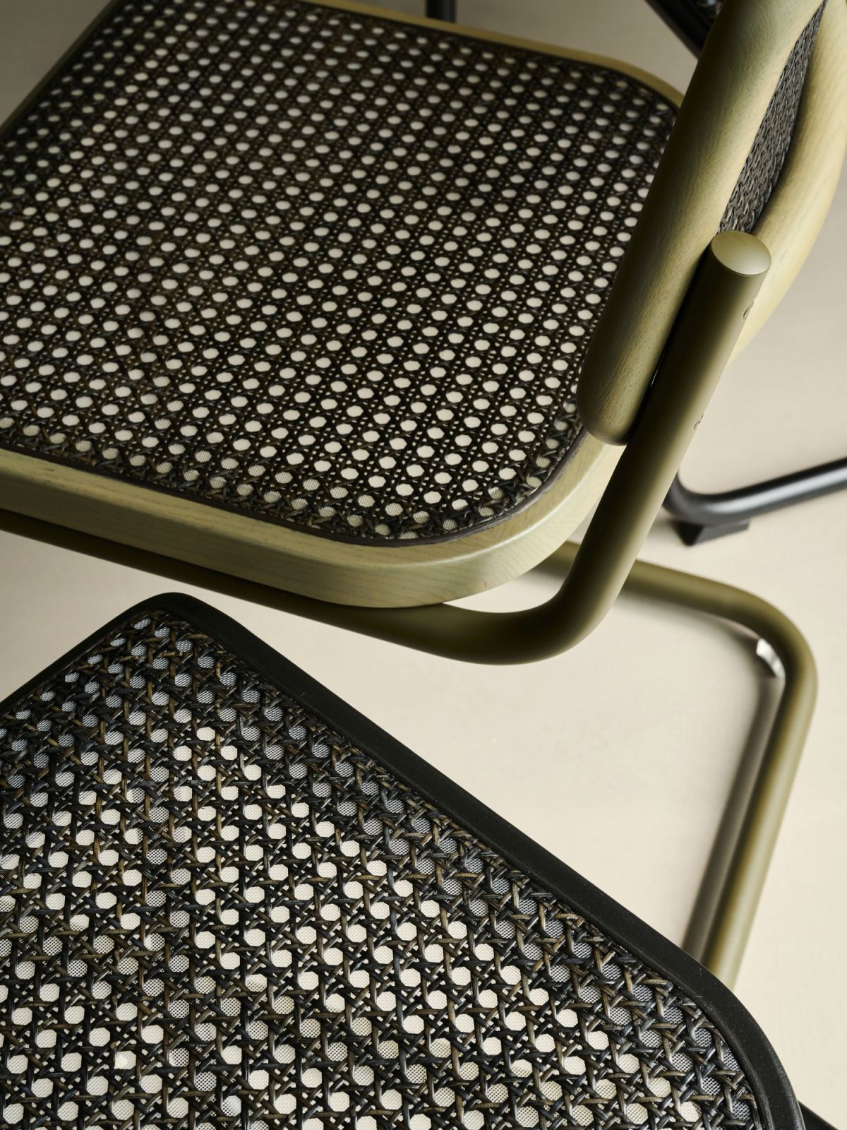 Sage and black finishes